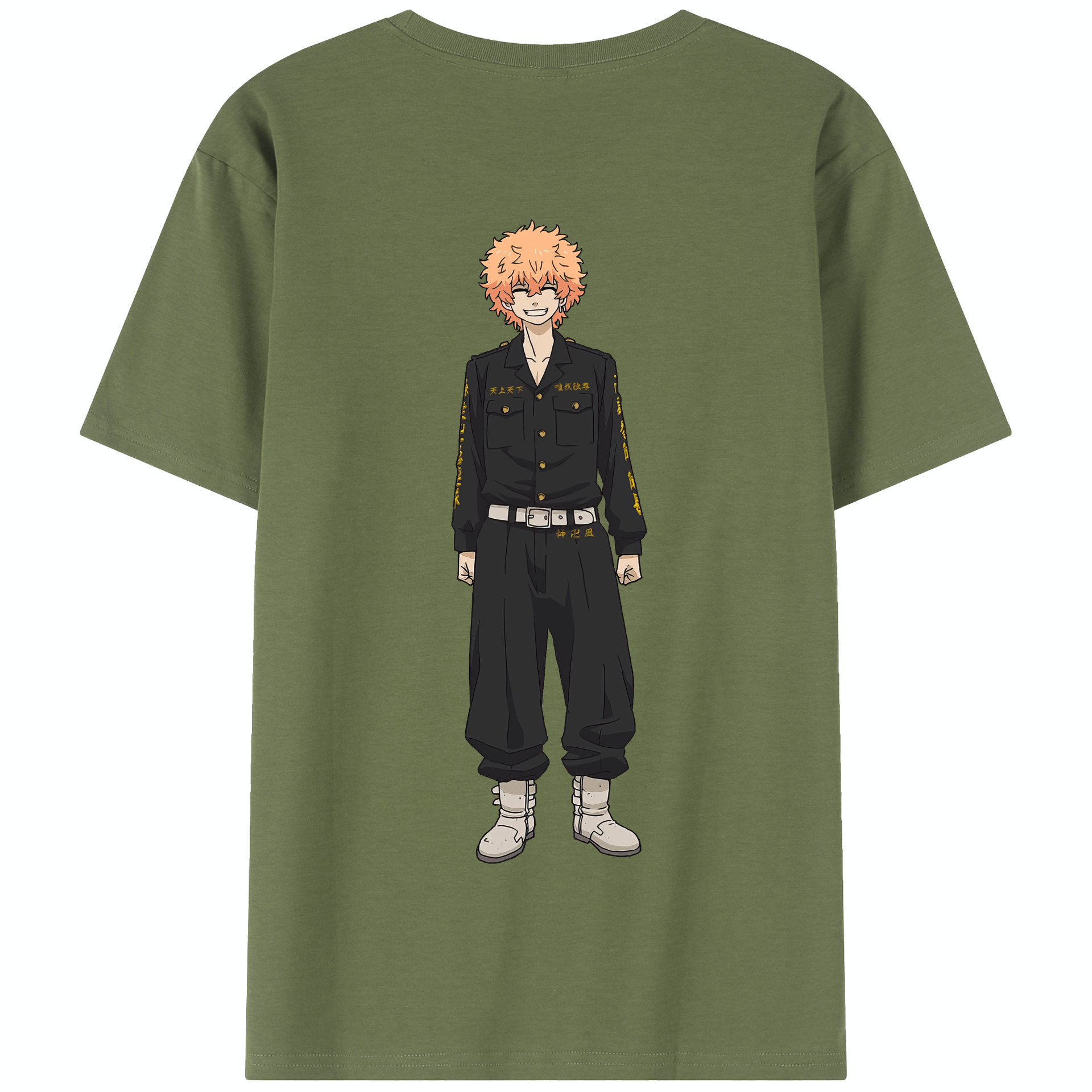 （画像用） 東京リベンジャーズ Tokyo Revengers 綿100％半袖Tシャツ（背面プリント）